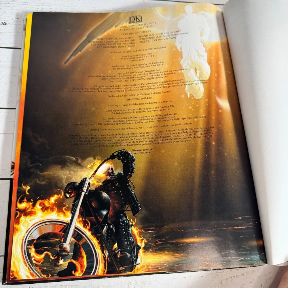 Ghost Rider The Visual‎ Guide Andrew Darling DK HC Marvel 2007 Movie Tie-In